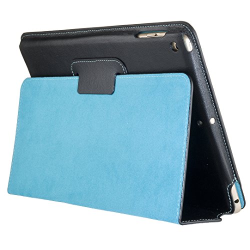 image for Ed Hicks The Rise iPad Air 1 & 2 Designer Leather Stand Case in Black 