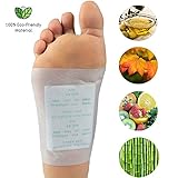 BKP™ Detox Foot And Body Pads - Remove Toxins, 100% Organic Bamboo Adhesive Patches, Aromatherapy, Deep Sleep Aid, Cleanse, Skin Care, Pain Relief, Energy Boost, Immune Boost, Clear Odors - 10 Pack