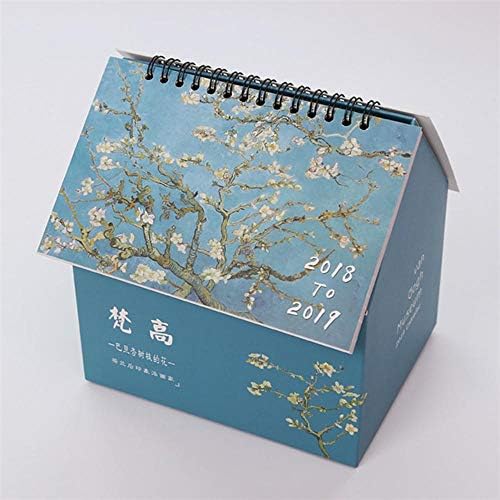 1 Pcs Kawaii Calendar 2019 Calendar Folding House Desktop Calendar Paper Creative Multifunction Note Calendar Desktop Storage Box (6)