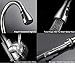 HOMY Kitchen Faucets with Pull Down Sprayer, SUS304 Stainless Steel Brushed Nickel, Hot & Cold Water Kitchen Sink Faucet with Two-function Nozzle, Single Handle Kitchen Faucet with Sprayer