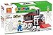 Little Builder Classic Train 90 Pcs building blocks steam locomotive passenger cabin engine set with windows, Compatible To All Major Brands (Ages 6 +)