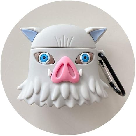 Amazon Co Jp リング付き 嘴平 伊之助 鬼滅の刃 猪の頭 イヤホン 保護ケース エアポッド クリップホルダー対応 かわいい 耐衝撃 防塵 ケース 収納ケース アップル ワイヤレスイヤホン 保護カバー 竈門 炭治郎 竈門 ねずこ 我妻 善逸 嘴平 伊之助 栗花落 カナヲ 不死川 玄