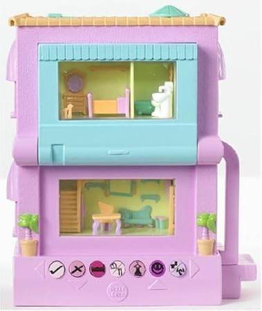 Buy Pixel Chix 2 Story House Pink With Blue Window Online At Low