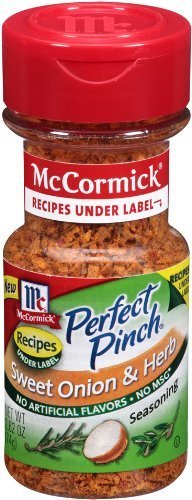 McCormick, Perfect Pinch, Sweet Onion & Herb Seasoning, 2.62oz Bottle (Pack of 3)