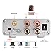 AIYIMA Bluetooth 5.0 Dual Channel HiFi TPA3116 Stereo Digital Audio Amplifier Receiver Class D Integrated Amp 2.0CH For Home Speakers 50Wx 2 With Treble & Bass Control(Silver-BT 5.0)thumb 4