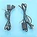 Lamp Cord Set with Molded Plug Lamp Cord Has Button Switch, Plug,Stripped Ends Ready for Wiring Stripped Ends Ready for Wiring -6 Foot （Black）,