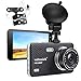 Dual Dash Camera for Cars Dash Cam Front and Rear 1080P Full HD Car Recorder 4 Inch IPS Screen 170°Wide Angle,Super Night Vision,WDR,Motion Detection,Loop Recording G-Sensor,Parking Monitoring