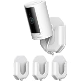 No Drill Ring Indoor Cam Adhesive Wall Mount Bracket Compatible with Ring Indoor Cam and Indoor Cam Plus/Blink Camera Adhesive Wall No Screws Mount 3Pack