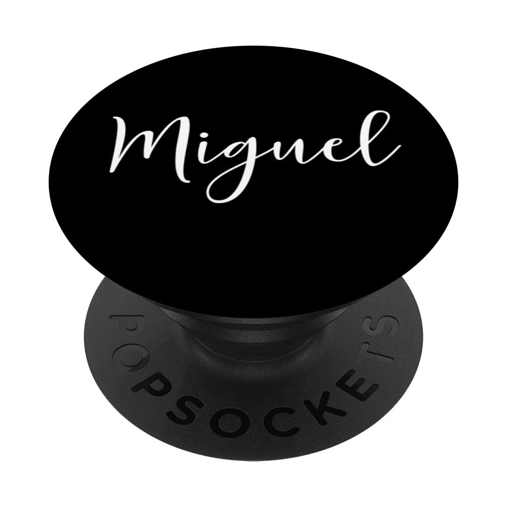 Miguel custom man name PopSockets Swappable PopGrip