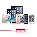 Kenex® 2 Packs 6.6ft [Hot Pink] USB 2.0 Nylon Braided Lightning Cable USB Charging Cable Cord for iPhone 6S/6S Plus/6 Plus/6/5/5C/5S/SE, iPad Air, Mini 4, iPod 5 and iPod 7