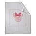 Ethan Allen | Disney Minnie Mouse Really Ruffle Quilt, Petal (Light Pink), Twin