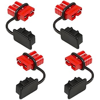 Orion Motor Tech 4 Pcs 6-8 Gauge Battery Quick Connect Disconnect Wire Harness Plug Kit for Recovery Winch or Trailer, 12-36V DC, 50A (4 Pcs)