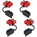 Orion Motor Tech 4 Pcs 6-8 Gauge Battery Quick Connect Disconnect Wire Harness Plug Kit for Recovery Winch or Trailer, 12-36V DC, 50A (4 Pcs) primary