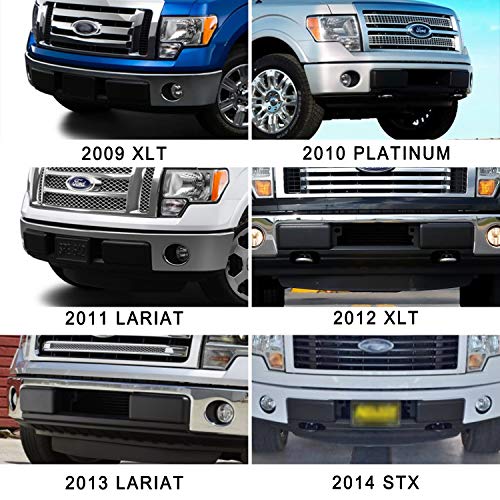 Winunite F150 Bumper Guard Pad Bumper Cap for Ford F-150 Super Crew 2009/2010/2011/2012/2013/2014 (NOT Compatible with Harley Davidson, SVT) - Thumbnail 2