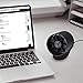 USB Desk Fan Qoosea Super Quite Touch Control Metal Frame Portable Table Fan Dual Motor Driver Personal Fan for Home Office Travel 2 Speed - Black