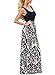 Chase Secret Womens Vintage Boho Empire Tank Top Casual Maxi Long Dress Medium Black