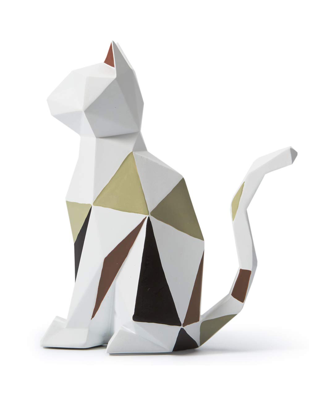 Amoy-Art Cat Ornament Gifts Animal Arts Figurine Modern Sculpture Decor Home Statue Table Centerpiece Crafts Polyresin 19cm