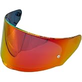 Rapid Helmets Visor Open Face Verso Visor (Revo Deep Red)