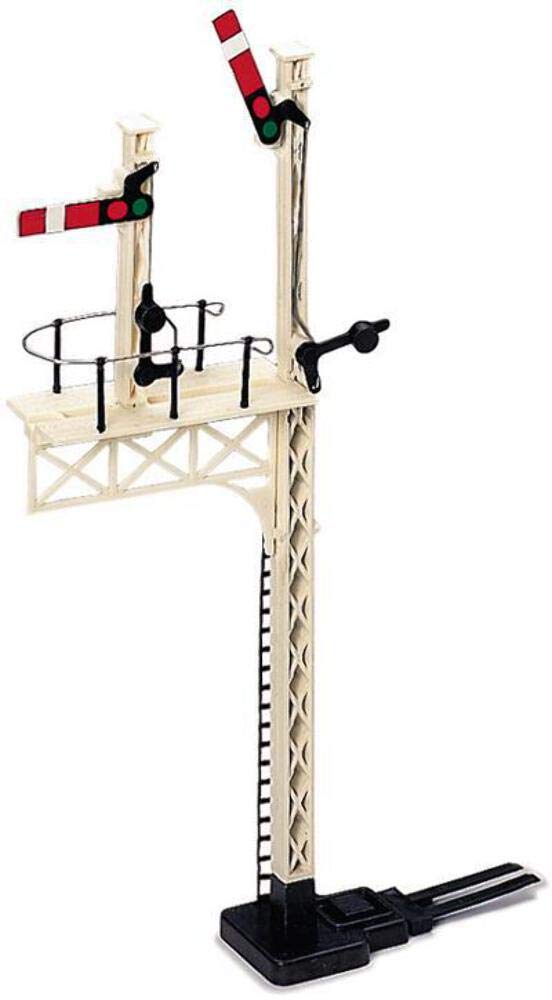Hornby R169 OO Gauge Junction Home Signal - Model Railway Accessories, Miniature Diorama Scenery for Hornby Train Sets - Lifelike Manual Train Home Signal Model - Scale 1:76