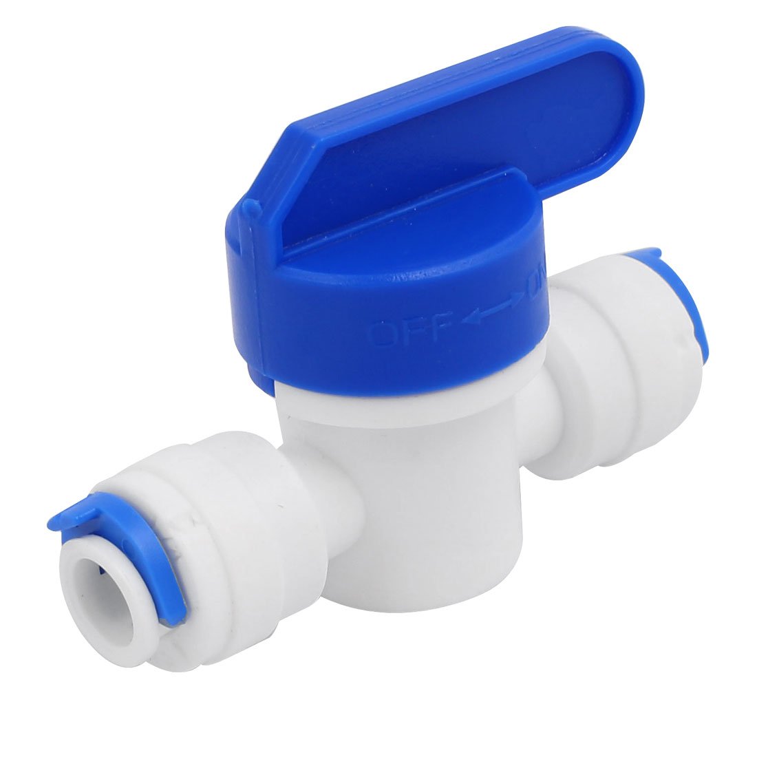 sourcingmap 10mm OD Dual Ways Rotary Lever Plastic Water Pipe Fittings