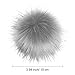 Tatuo DIY Faux Fur Pom Poms Ball with Press Button Removable Fluffy Pompom for Knitting Hats Shoes Scarves Bag Accessories (Popular Mix Colors, 16)