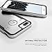 Zizo Shock Series Compatible with iPhone 8 Plus case Military Grade Drop Tested with Tempered Glass Screen Protector iPhone 7 Plus case Silver