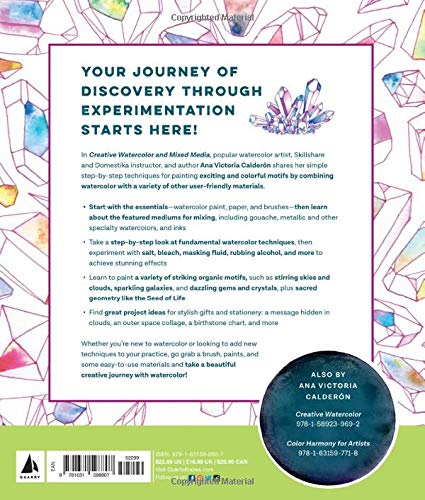 Creative Watercolor and Mixed Media: A Step-by-Step Guide to Achieving Stunning Effects--Play with Gouache, Metallic… - Image 3