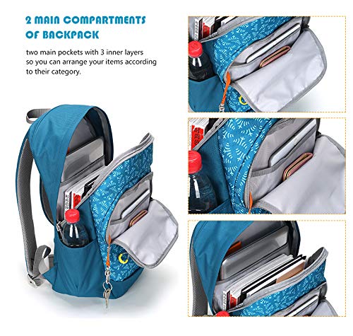 School Backpack Elementary Primary High College Bookbags Casual Daypack Travel Outdoor Laptop Bag for Women Men Boys Girls