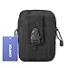 CAMTOA Multi-Purpose Poly Tool Holder EDC Pouch Camo Bag Military Nylon Utility Tactical Waist Pack Camping Hiking Pouch (Black 1)