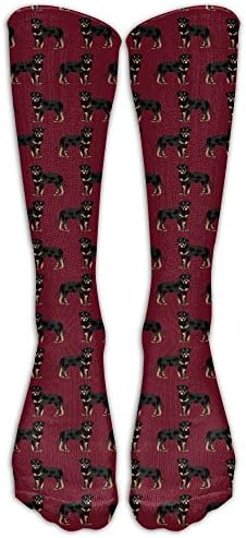 Rottweiler Dogs Compression Socks Soccer Socks Long Stockings For Running Jogging Cross Training Cycling Relief