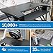 Ergotron – WorkFit-T Standing Desk Converter, Dual Monitor Sit Stand Desk Riser for Tabletops – 35 Inch Width, Black