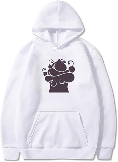 cream fleece hoodie