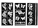 Tattoo Stencils - Butterfly and Flowers - New Henna Designs- Set of 10