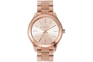 Michael Kors Slim Runway Women's Watch, Stainless Steel Bracelet Watch for Women