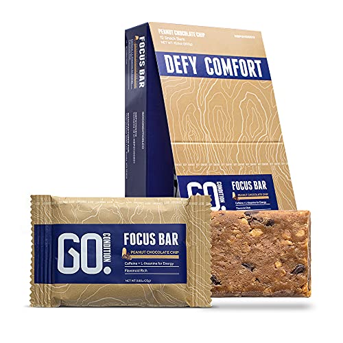 Caffeine Energy Bars Go Condition Focus Bars 12 Pack Coffee