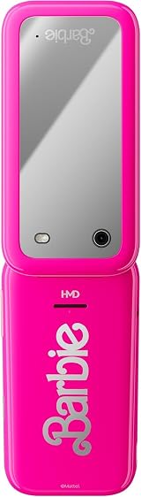 HMD Barbie Pink Mobile Flip Phone Unlocked Brand New view 2
