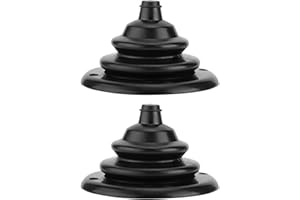HAPIVIDA 2Pcs Motor Well Boot, 2.76 inch Motor Well Rigging Cable Boot Marine Rigging Steering Shift Hole Cover Engine Protector Cover for Boat Yacht Ship Trunk