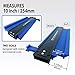 FIRSTINFO Powerful-Magnet-Attached 10 inch 254mm Twin Scale Precise Profile Contour Gauge Shape Duplicator/Convenient for Magnetic Attraction