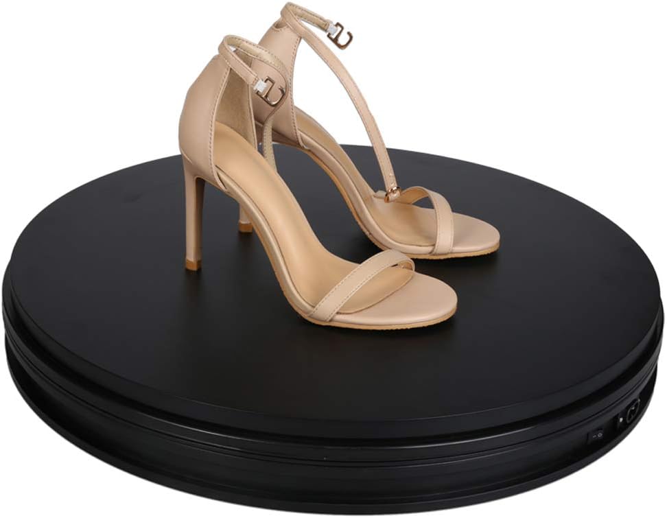 Electric Motorized Rotating Turntable Display Stand, Motorized Photography Turntable, Automatic Revolving Platform Perfect for 360 Degree Images,Professional for Shop Display Stand