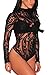 Bdcoco Women's High Waist Two Pieces Bikini Set Padded Stripe Tassel Swimsuit