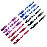 Aketek 4 Sets 12Pcs Alumium Darts Shafts Dart Stem