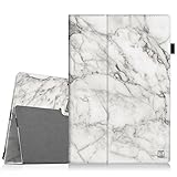Fintie Microsoft Surface Pro 2017 / Surface Pro 4 Case - Premium PU Leather Folio Stand Cover w/ Stylus Holder for New Surface Pro / Surface Pro 4 3, Compatible with Type Cover Keyboard, Marble