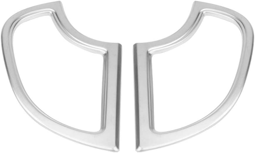 Dibiao One Pair ABS Chrome Car Dashboard Air Conditioner Vent Cover Rim Frame Trim Decoration for Mercedes W222 S Class 14-17