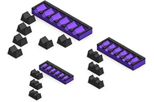3D Tool Trays MagAttach Socket Extension Organizers (3 Piece Set, Purple/Black)