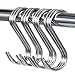 12 Pack Stainless Steel Heavy Duty(Bearing weigh 22LB) S Shaped Hanging Hooks 2.8