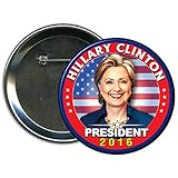 Hillary Clinton-07 Round 2016 Campaign Button