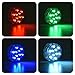 iMagitek Submersible 10-LED RGB 16 Colors Changing Waterproof Light for Aquarium, Vase Base, Pond, Swimming Pool, Garden, Party, Wedding, Christmas, Halloween, Home Decorations - 2 Pack