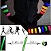 AMNQUERXUS LED Glow Slap Bracelet Light Up Wristband High Visibility Safety Gear for Cycling Walking Running Concert Camping Outdoor Sports-Fits Women Men (7 Pack - Colorful)