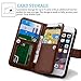 TabPow iPhone 6S Case, iPhone 6 Case, [Wallet Case] 9 Card Holder [Detachable Wallet Folio] PU Leather Flip Case Cover for iPhone 6 / iPhone 6S (4.7 inch) (Brown)