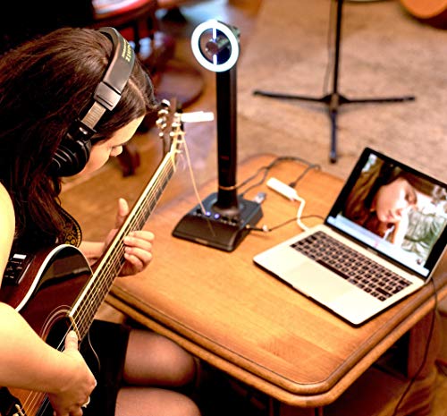 Marantz Professional AVS | Self Contained Audio Video Streamer with USB-C Connectivity, Full HD Webcam, USB Condenser Microphone, Dimmable LED Light Ring and Internal USB Hub - Thumbnail 3